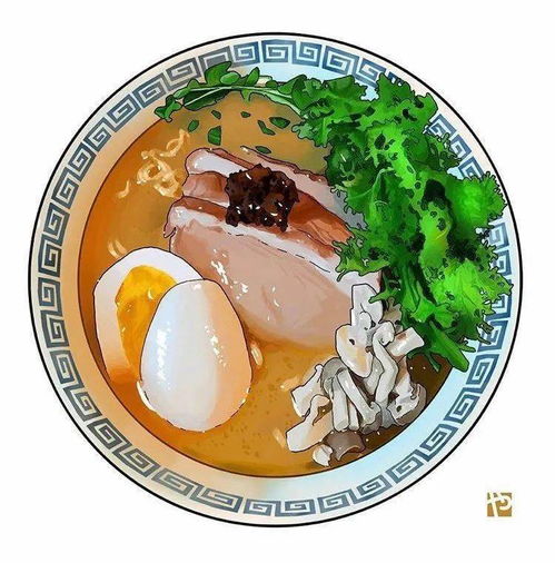 一碗面的紙上煙火 治愈系面條插畫合集